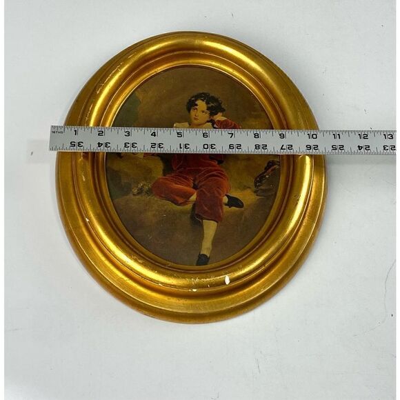 Antique Master Lambton The Red Boy Sir Thomas Lawrence Framed Print on Board G15 - Picture 9 of 9